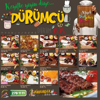 DÜRÜMCÜ MÖNÜ